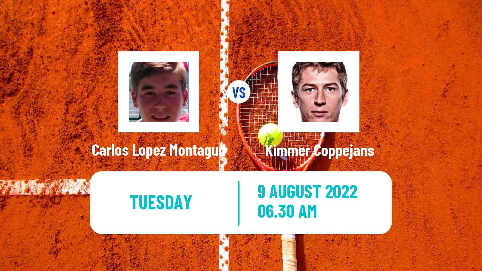 Tennis ATP Challenger Carlos Lopez Montagud - Kimmer Coppejans