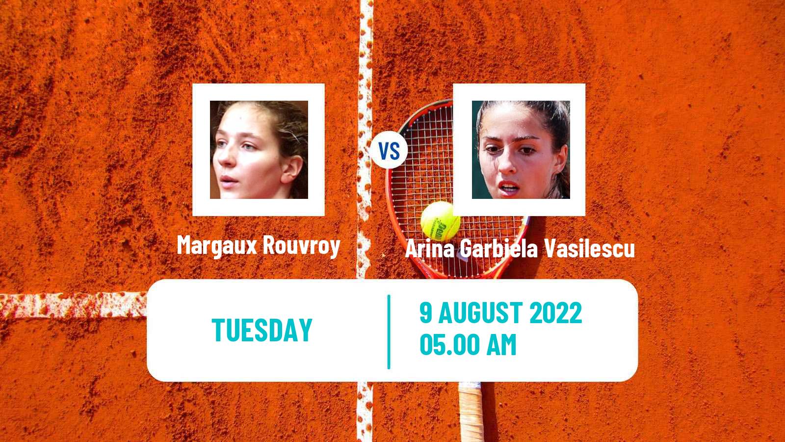 Tennis ITF Tournaments Margaux Rouvroy - Arina Garbiela Vasilescu