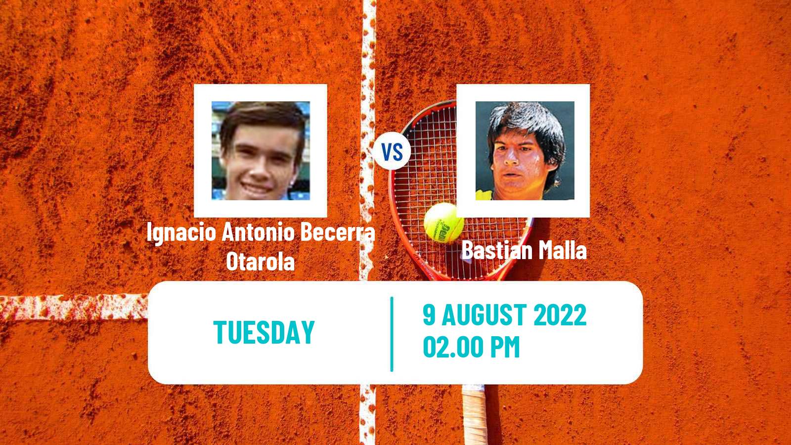 Tennis ITF Tournaments Ignacio Antonio Becerra Otarola - Bastian Malla