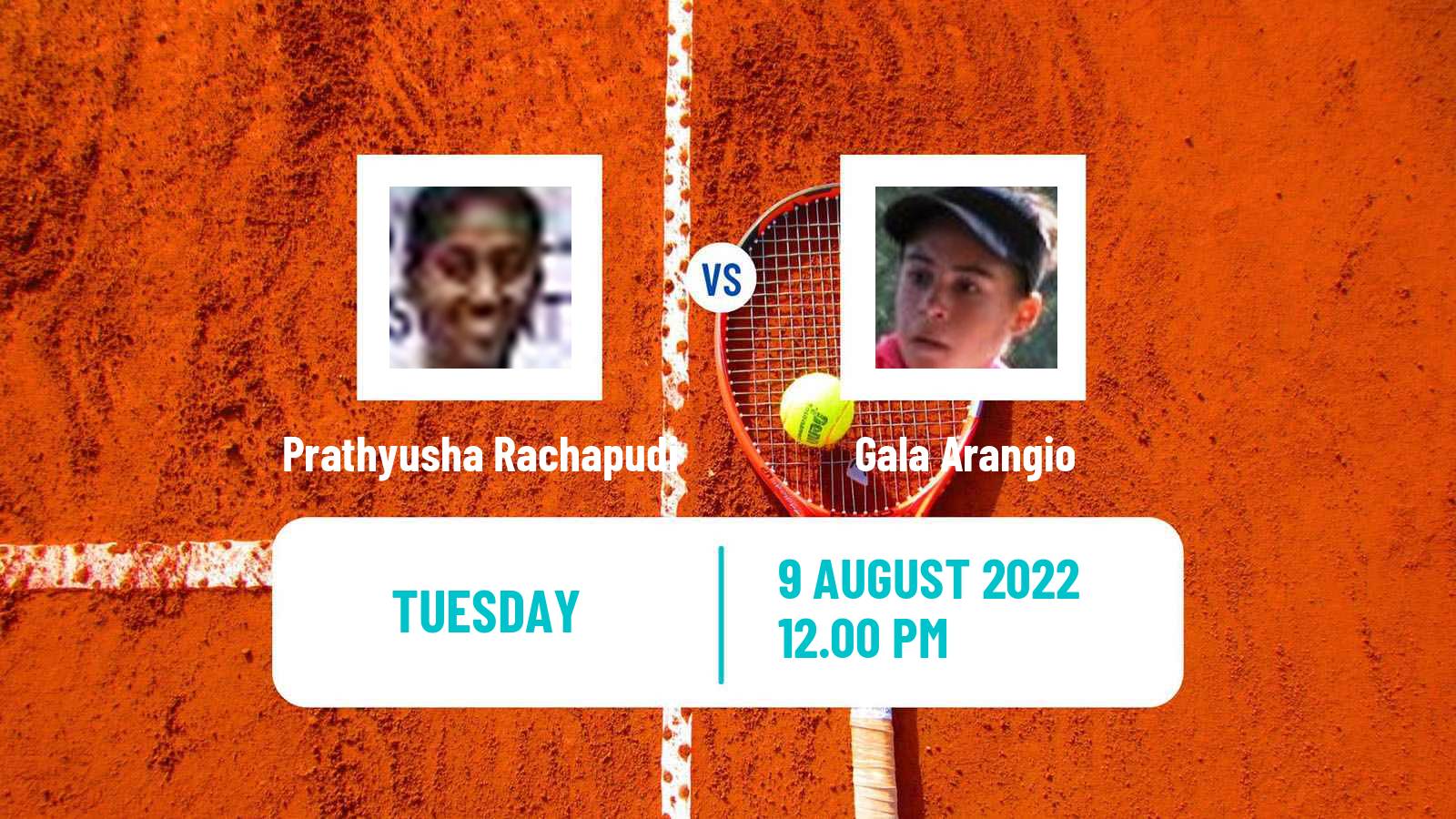 Tennis ITF Tournaments Prathyusha Rachapudi - Gala Arangio