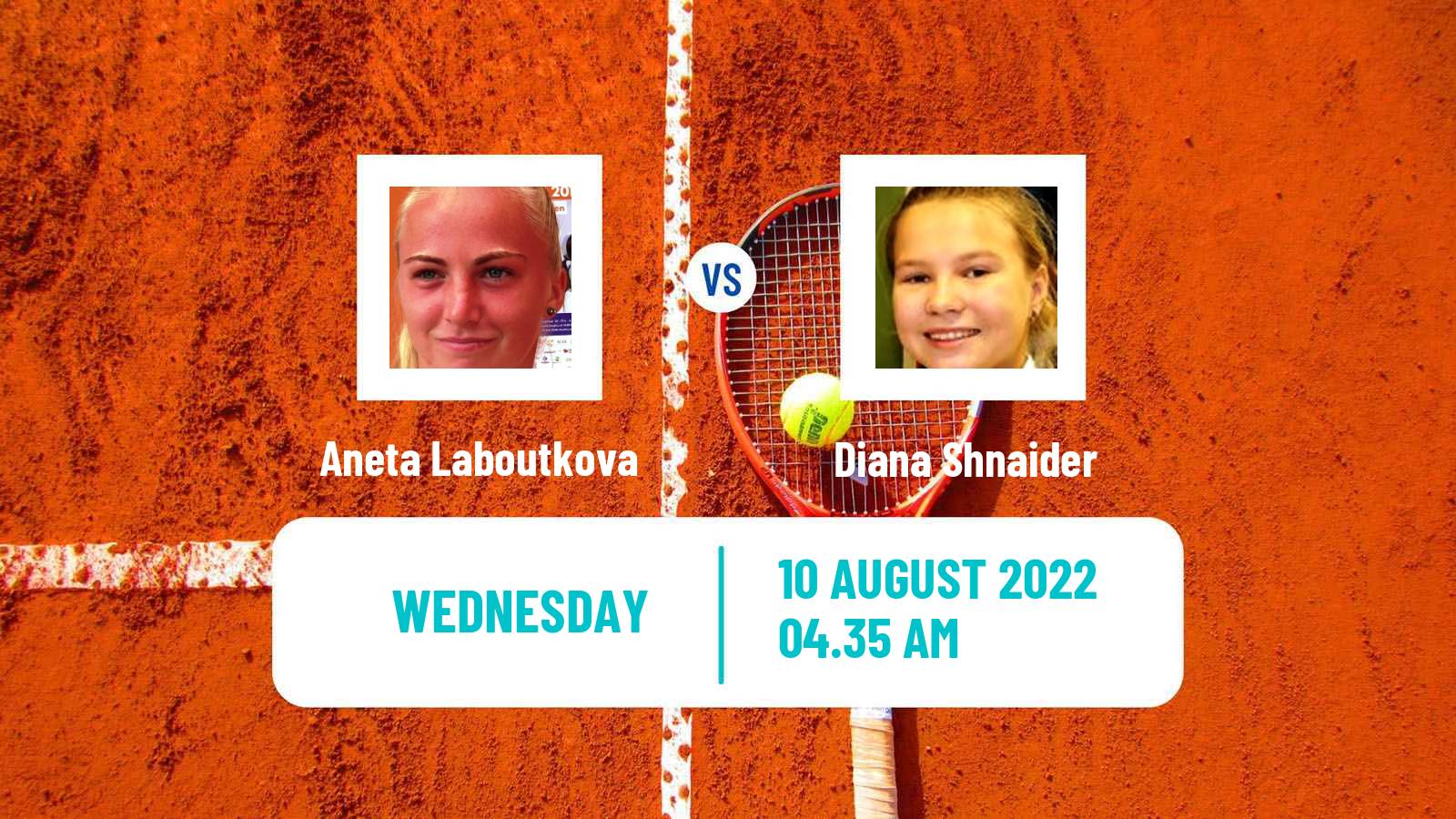 Tennis ITF Tournaments Aneta Laboutkova - Diana Shnaider