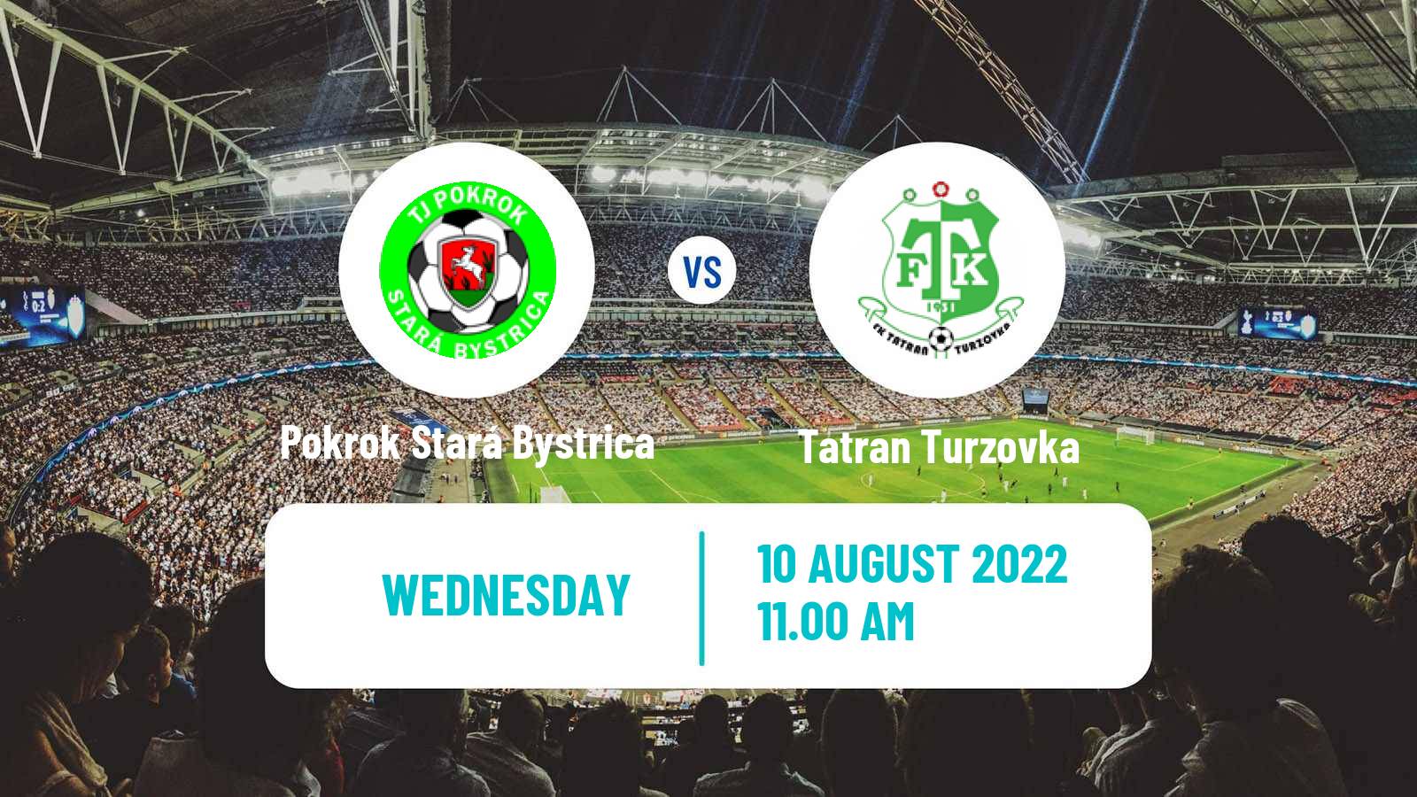 Soccer Slovak Cup Pokrok Stará Bystrica - Tatran Turzovka