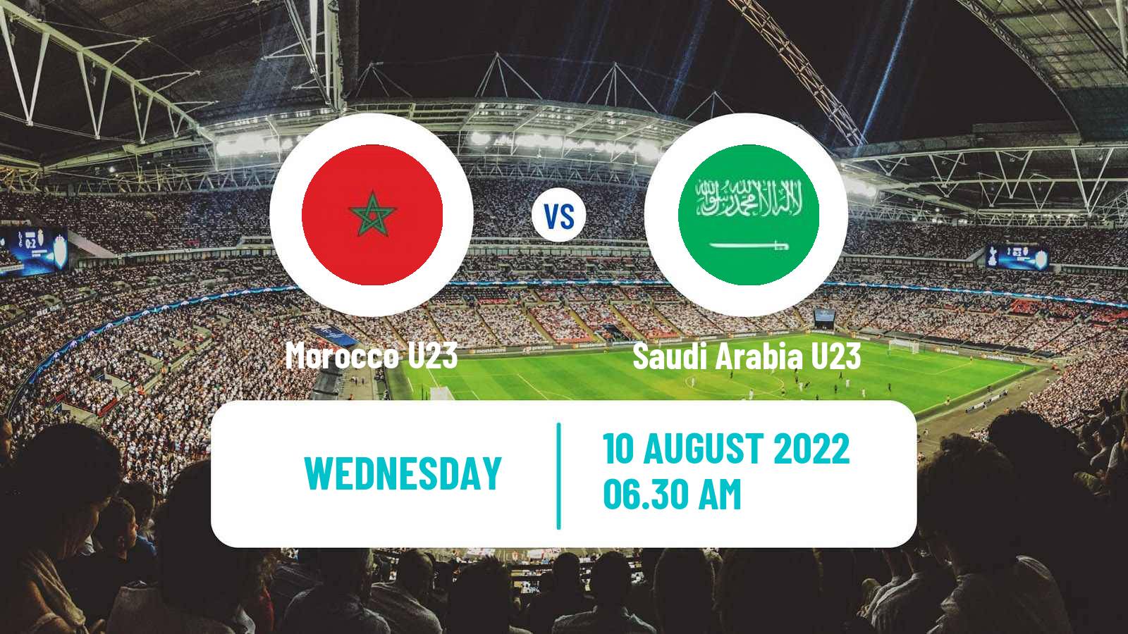 Soccer Islamic Solidarity Games Morocco U23 - Saudi Arabia U23