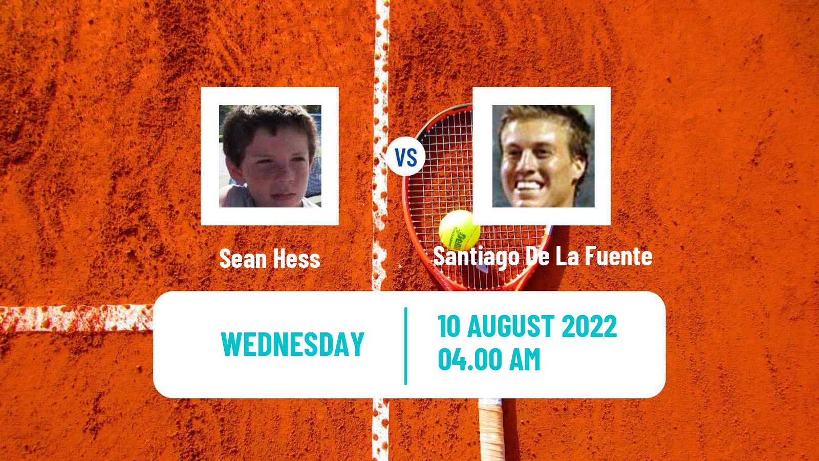 Tennis ITF Tournaments Sean Hess - Santiago De La Fuente