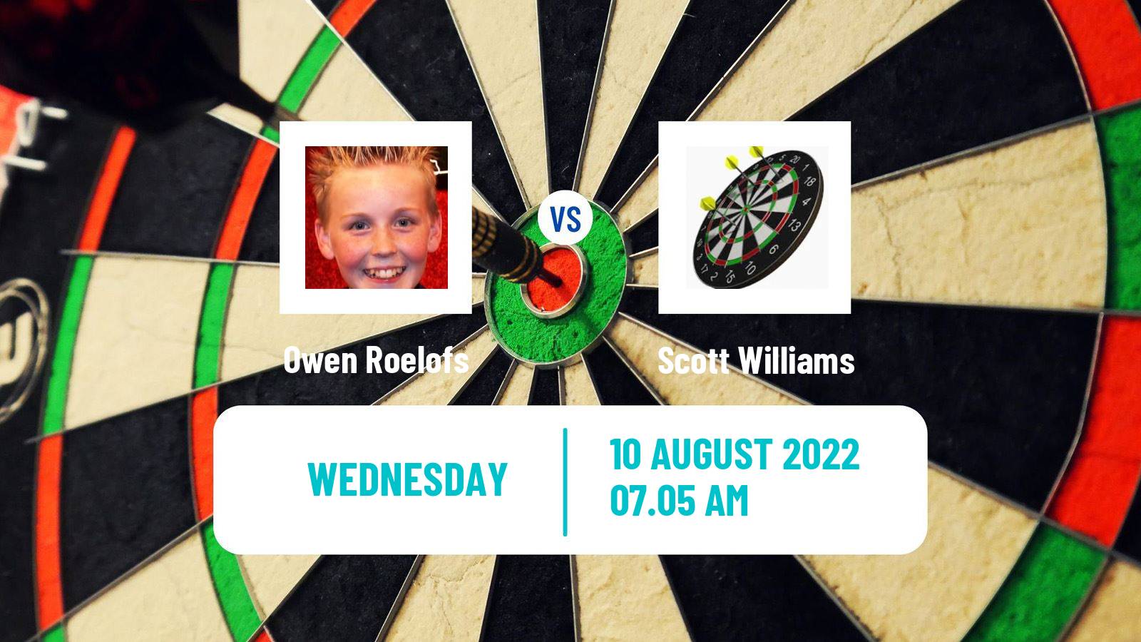 Darts Darts Owen Roelofs - Scott Williams