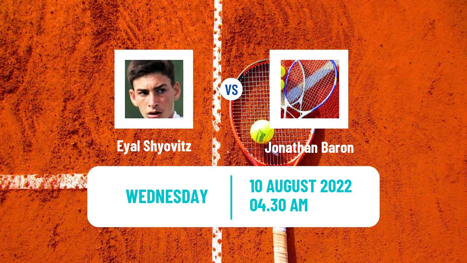 Tennis ITF Tournaments Eyal Shyovitz - Jonathan Baron