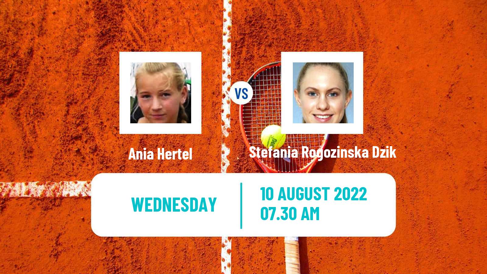 Tennis ITF Tournaments Ania Hertel - Stefania Rogozinska Dzik