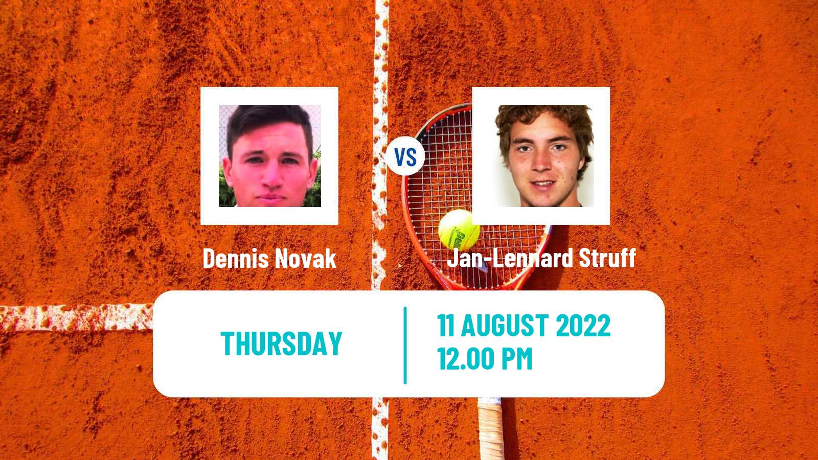 Tennis ATP Challenger Dennis Novak - Jan-Lennard Struff