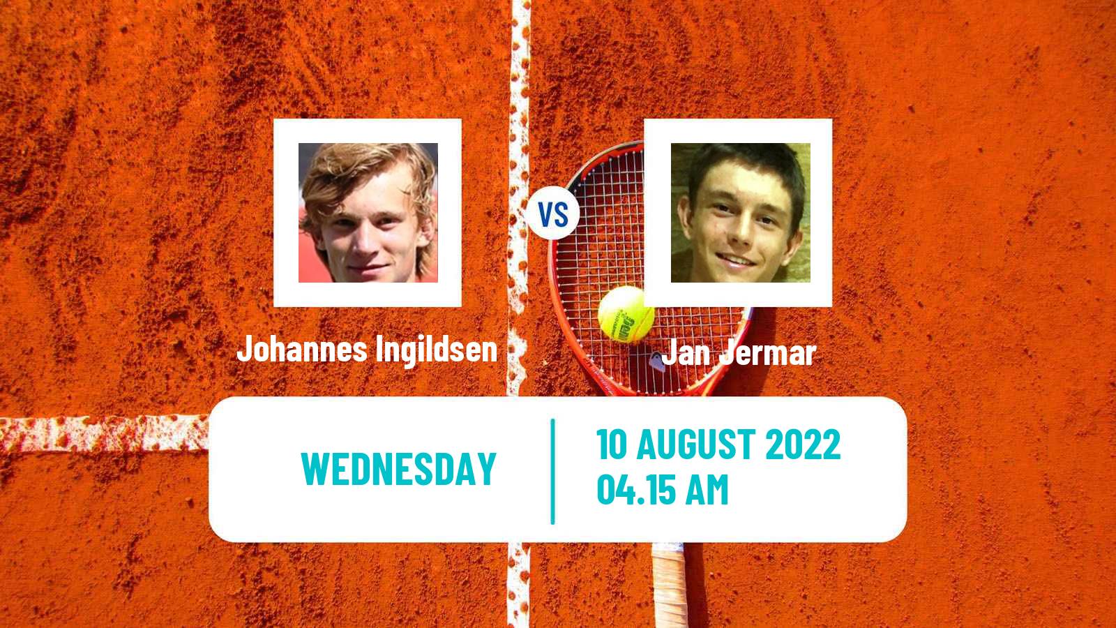 Tennis ITF Tournaments Johannes Ingildsen - Jan Jermar