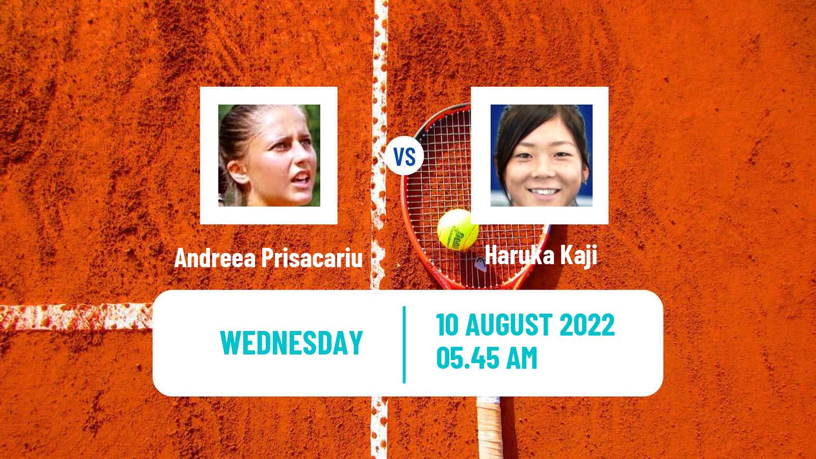 Tennis ITF Tournaments Andreea Prisacariu - Haruka Kaji