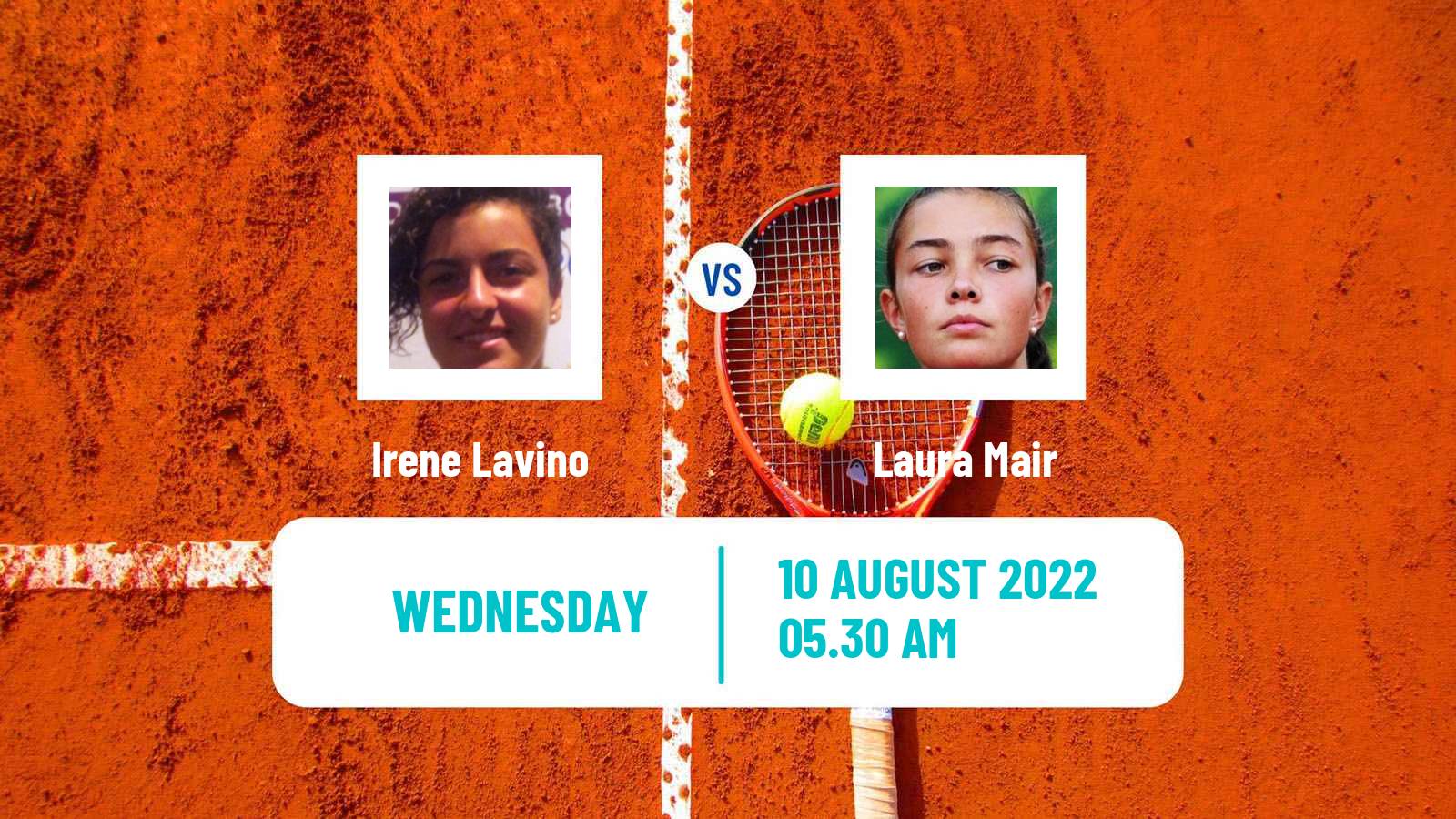 Tennis ITF Tournaments Irene Lavino - Laura Mair