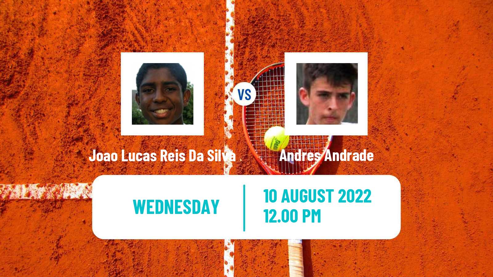 Tennis ITF Tournaments Joao Lucas Reis Da Silva - Andres Andrade