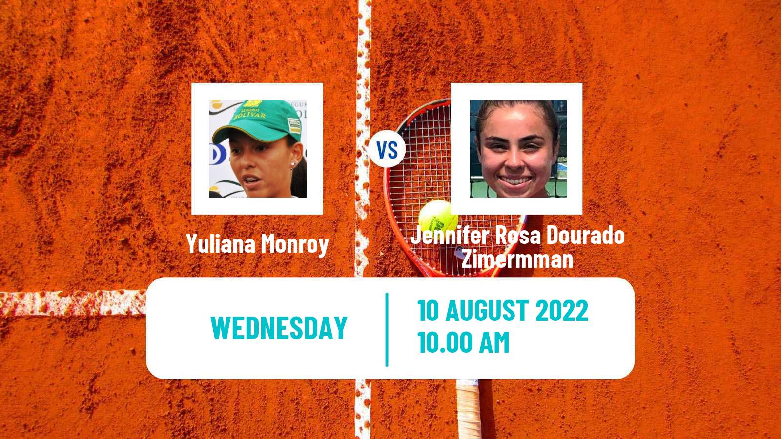 Tennis ITF Tournaments Yuliana Monroy - Jennifer Rosa Dourado Zimermman