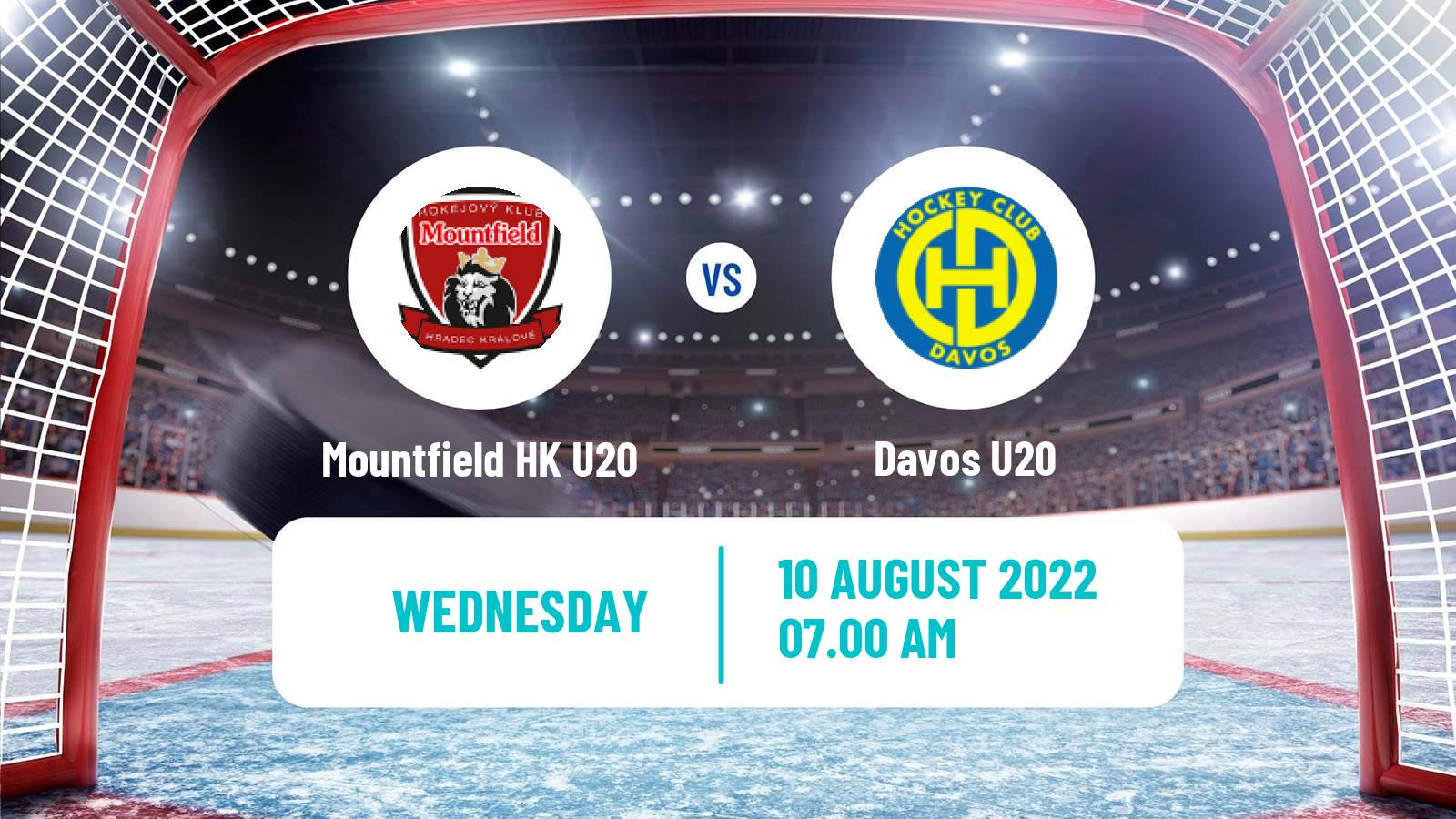 Hockey Club Friendly Ice Hockey Mountfield HK U20 - Davos U20