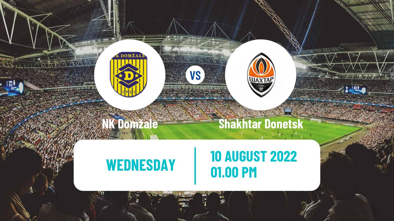 Soccer Club Friendly Domžale - Shakhtar Donetsk