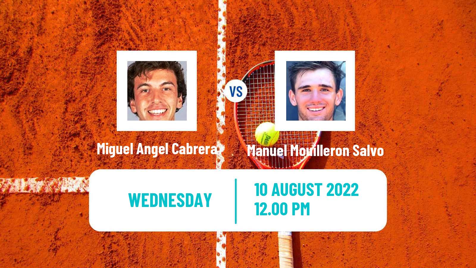 Tennis ITF Tournaments Miguel Angel Cabrera - Manuel Mouilleron Salvo