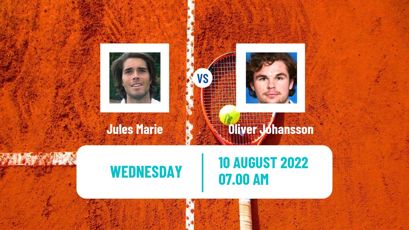 Tennis ITF Tournaments Jules Marie - Oliver Johansson