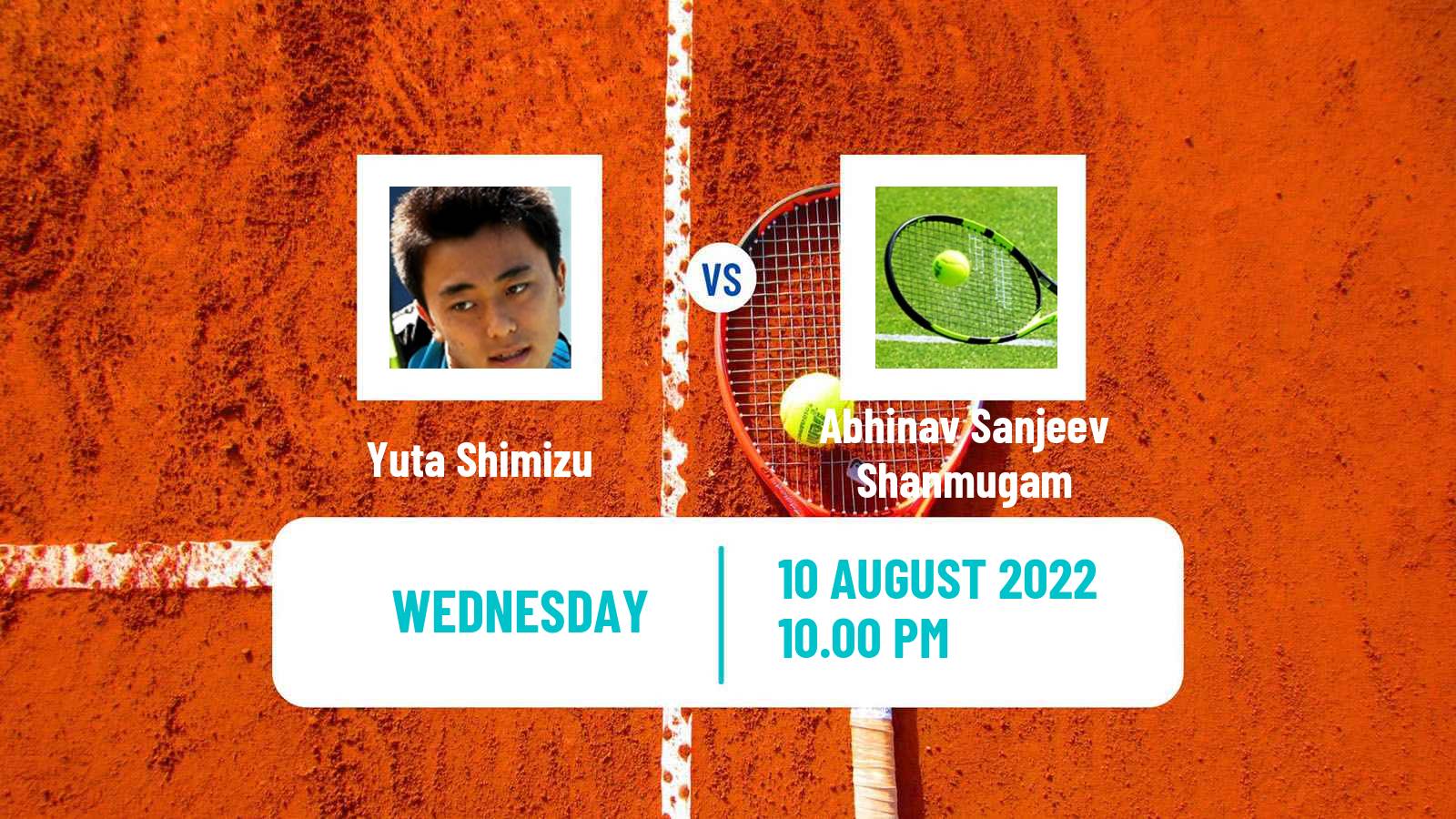 Tennis ITF Tournaments Yuta Shimizu - Abhinav Sanjeev Shanmugam