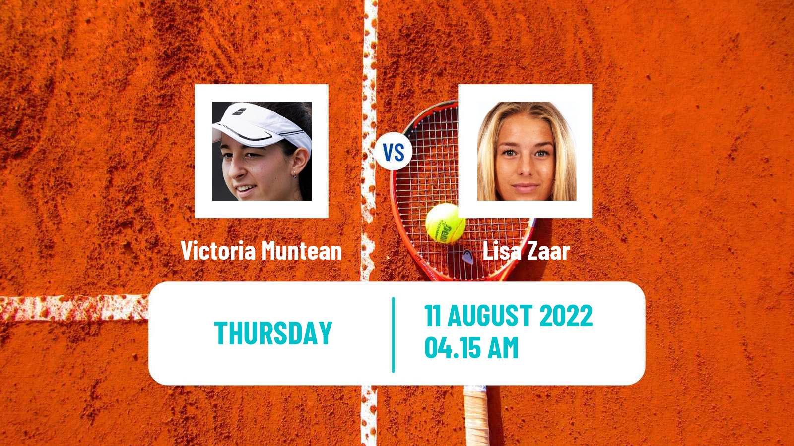 Tennis ITF Tournaments Victoria Muntean - Lisa Zaar