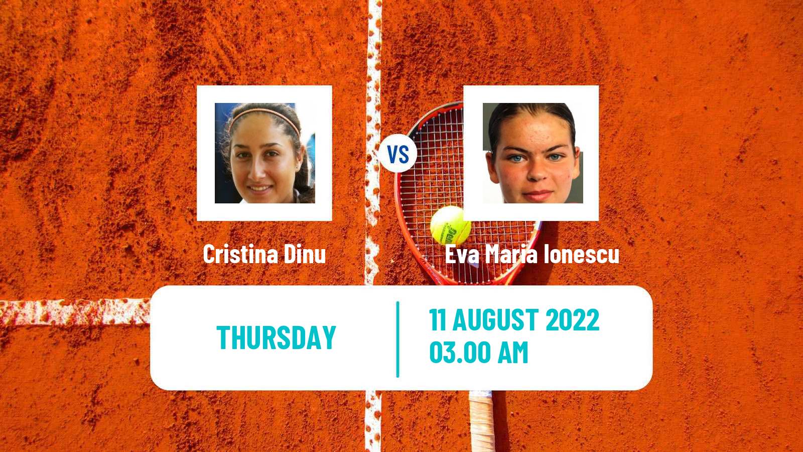 Tennis ITF Tournaments Cristina Dinu - Eva Maria Ionescu