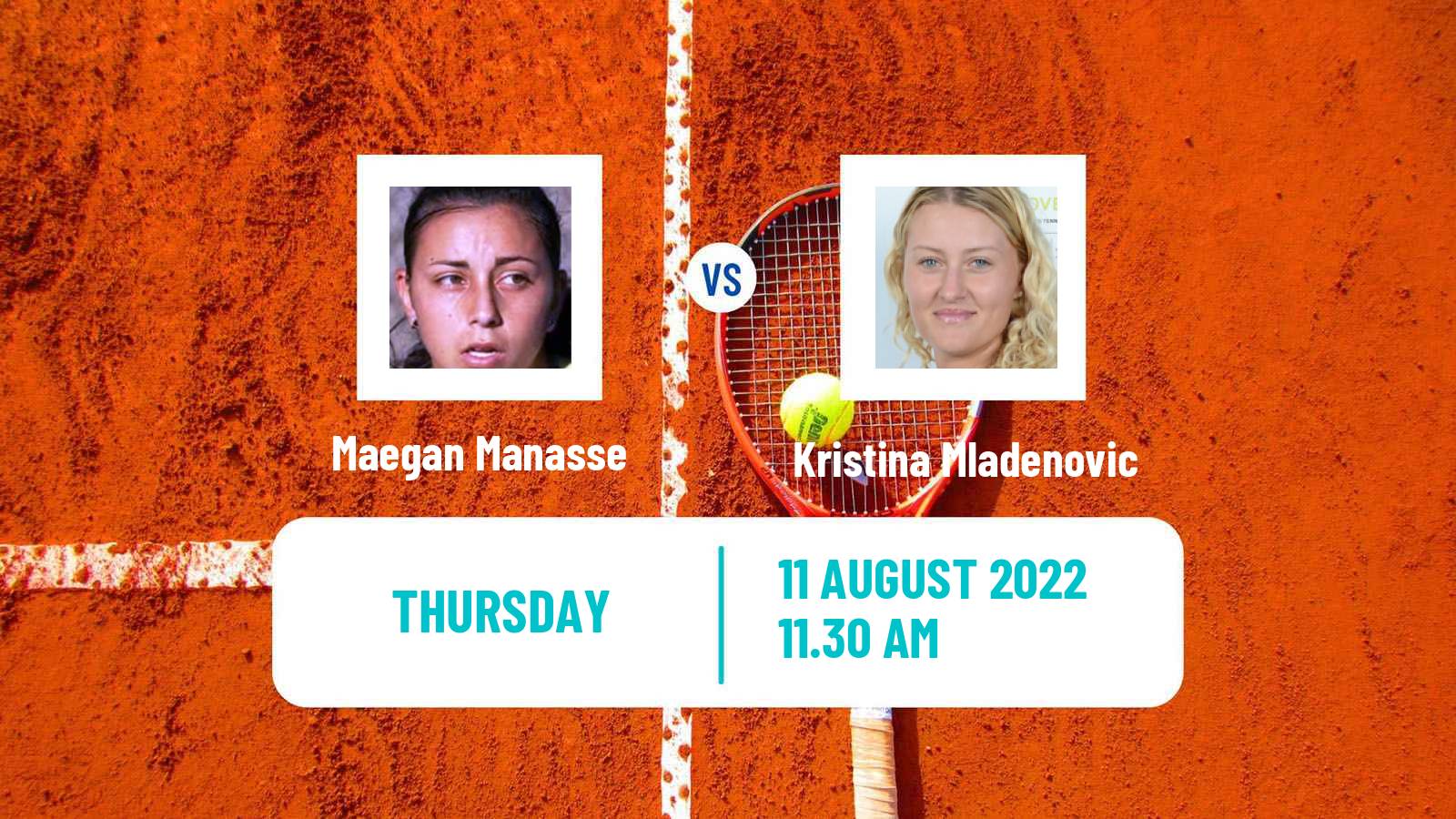 Tennis ITF Tournaments Maegan Manasse - Kristina Mladenovic