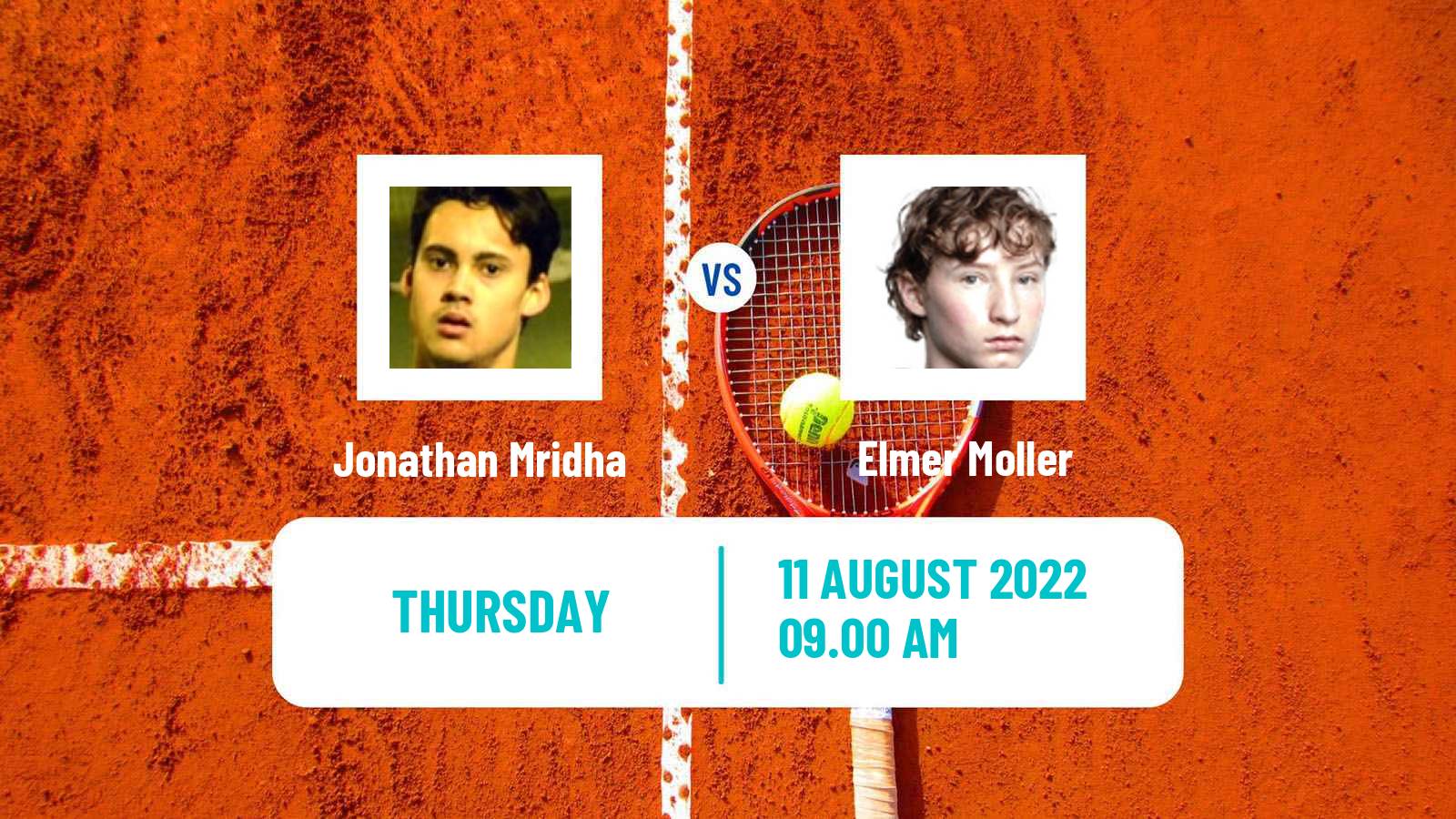 Tennis ITF Tournaments Jonathan Mridha - Elmer Moller