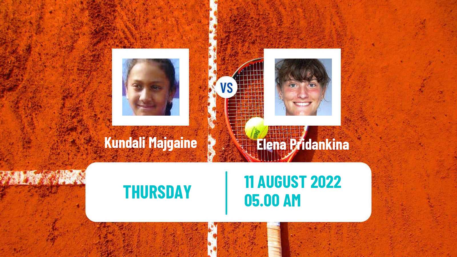 Tennis ITF Tournaments Kundali Majgaine - Elena Pridankina