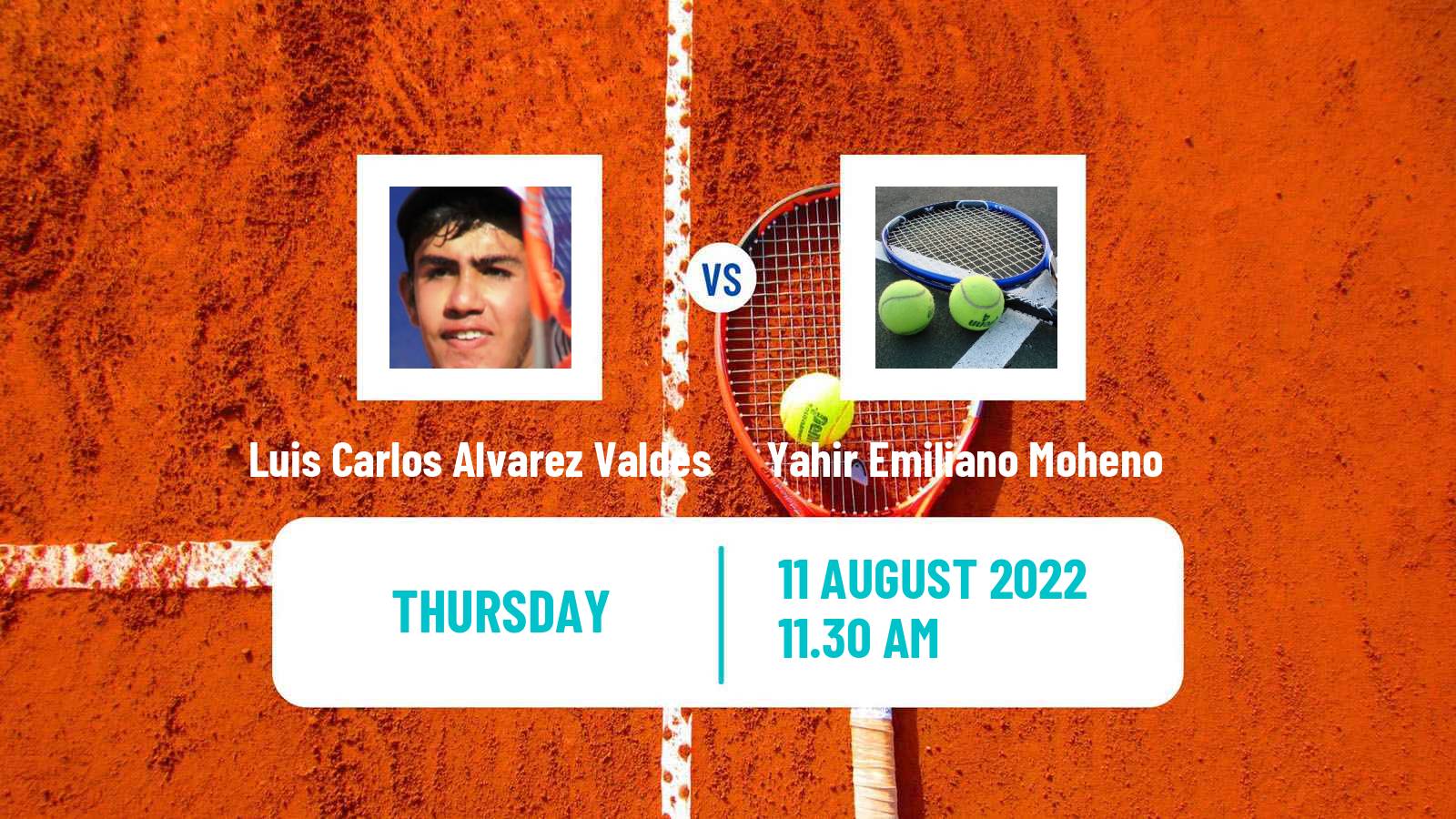 Tennis ITF Tournaments Luis Carlos Alvarez Valdes - Yahir Emiliano Moheno