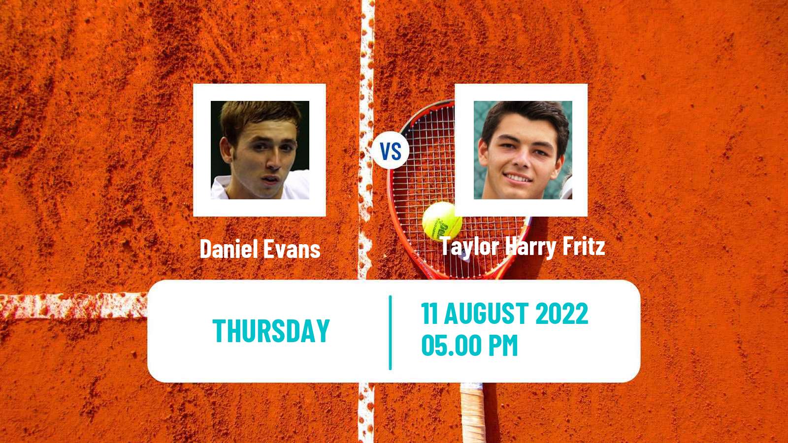 Tennis ATP Montreal Daniel Evans - Taylor Harry Fritz