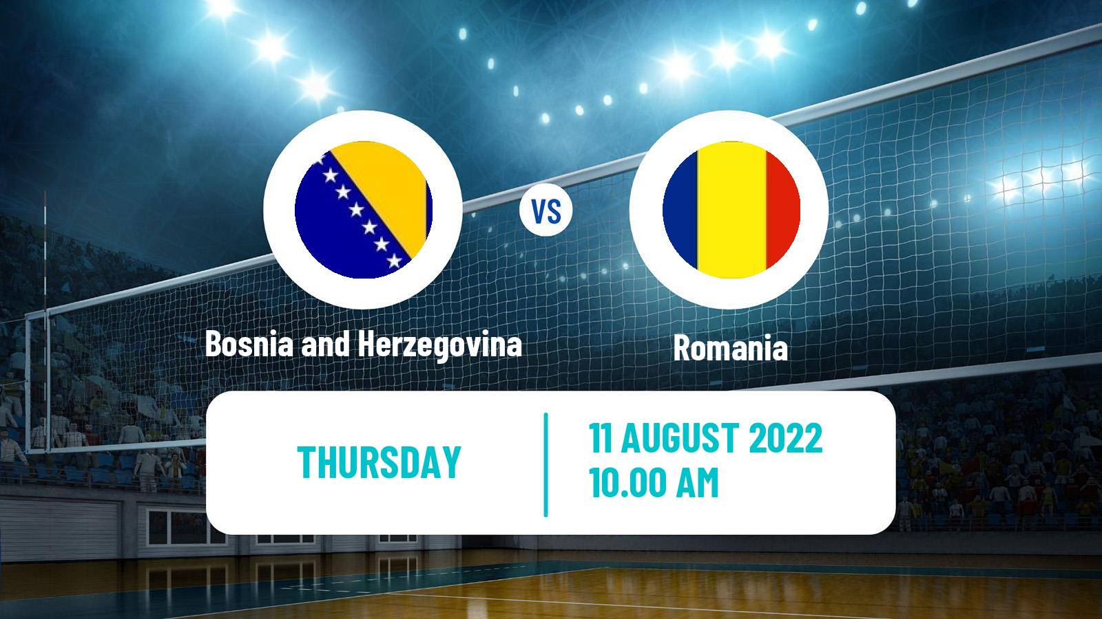 Volleyball European Championships Volleyball Bosnia and Herzegovina - Romania