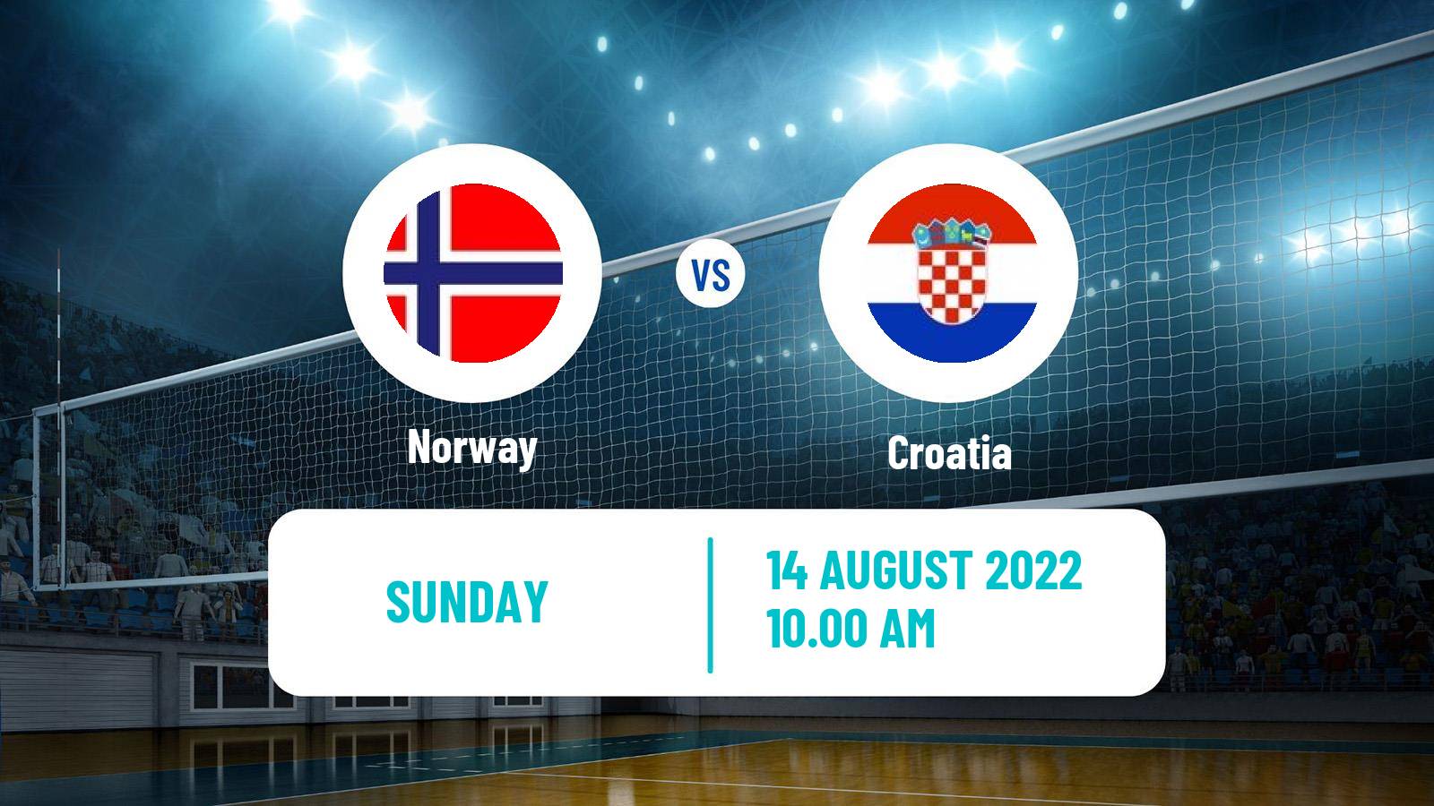 Volleyball European Championships Volleyball Norway - Croatia