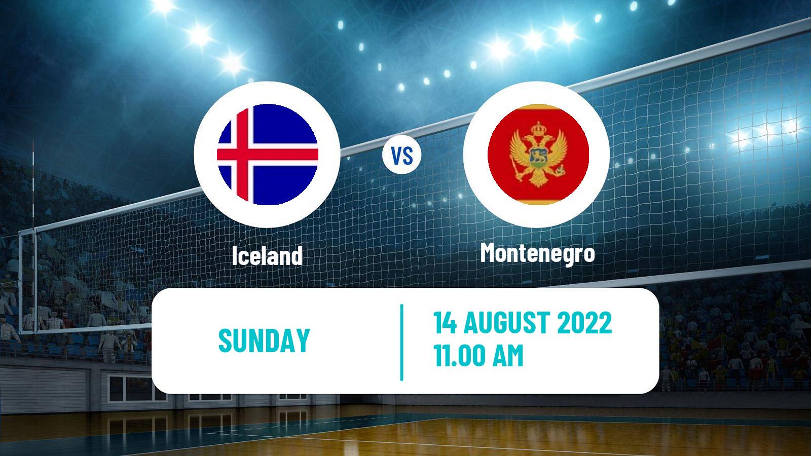 Volleyball European Championships Volleyball Iceland - Montenegro