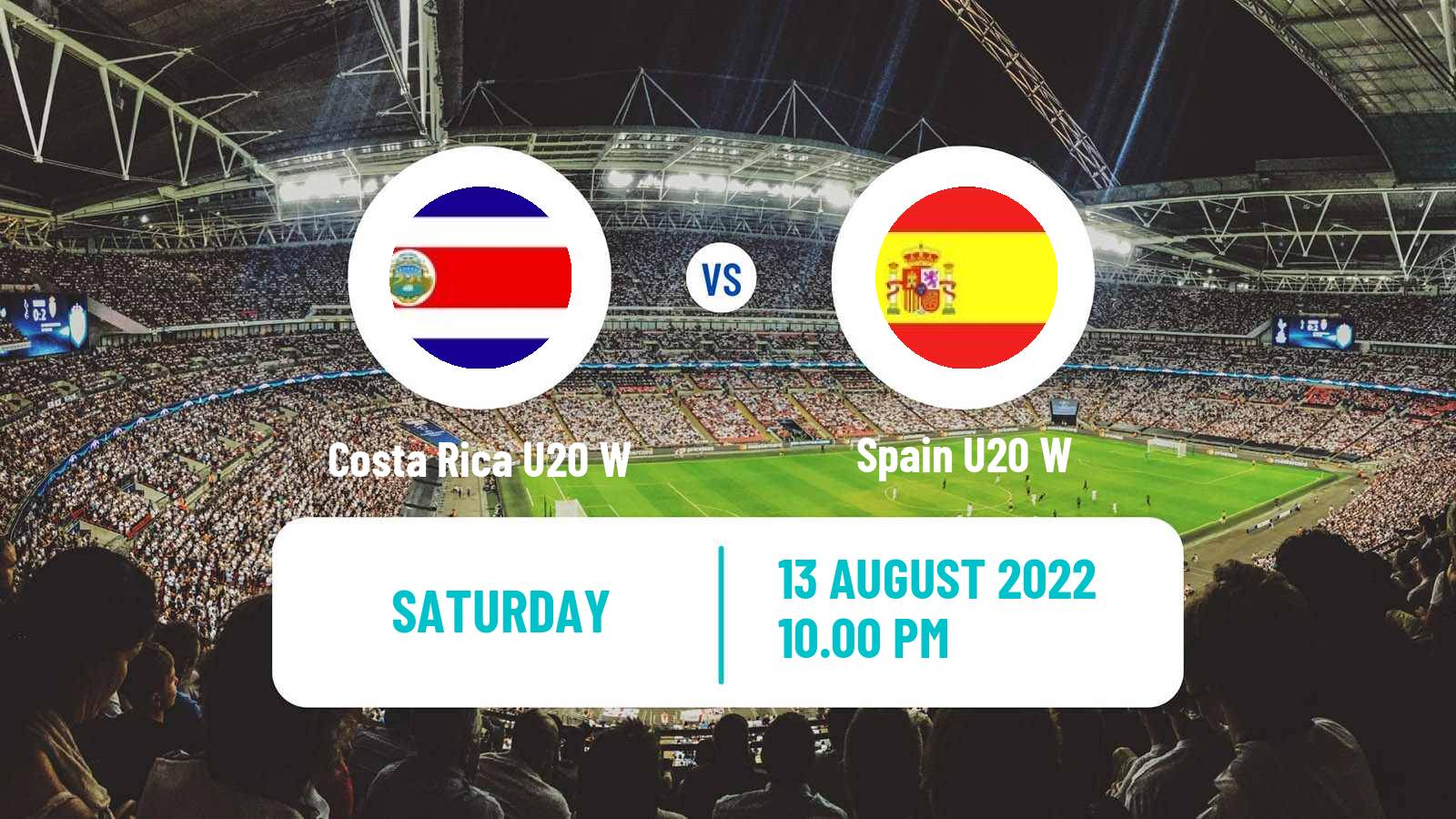 Soccer World Cup U20 Women Costa Rica U20 W - Spain U20 W