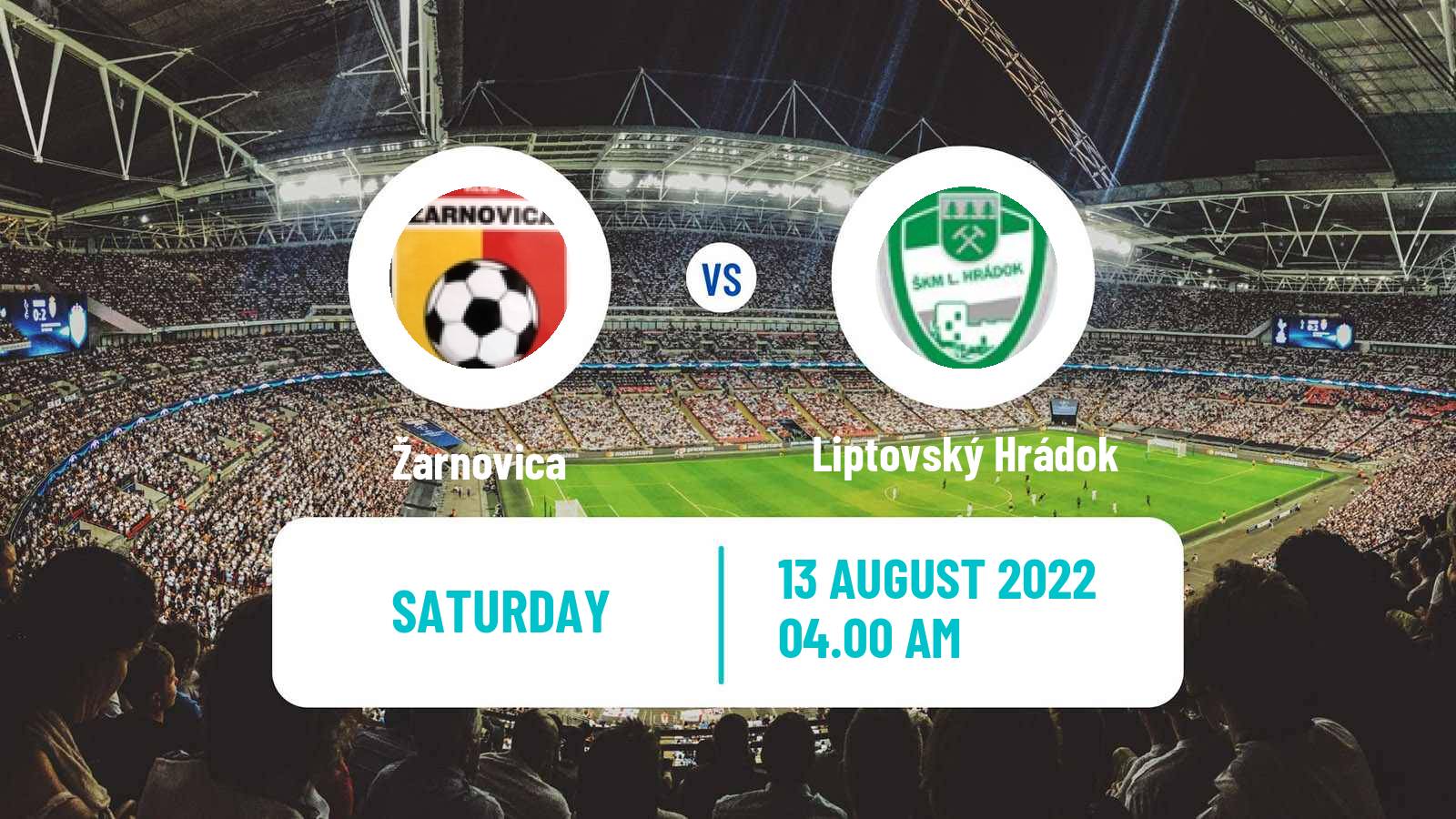 Soccer Slovak 4 Liga Central Žarnovica - Liptovský Hrádok