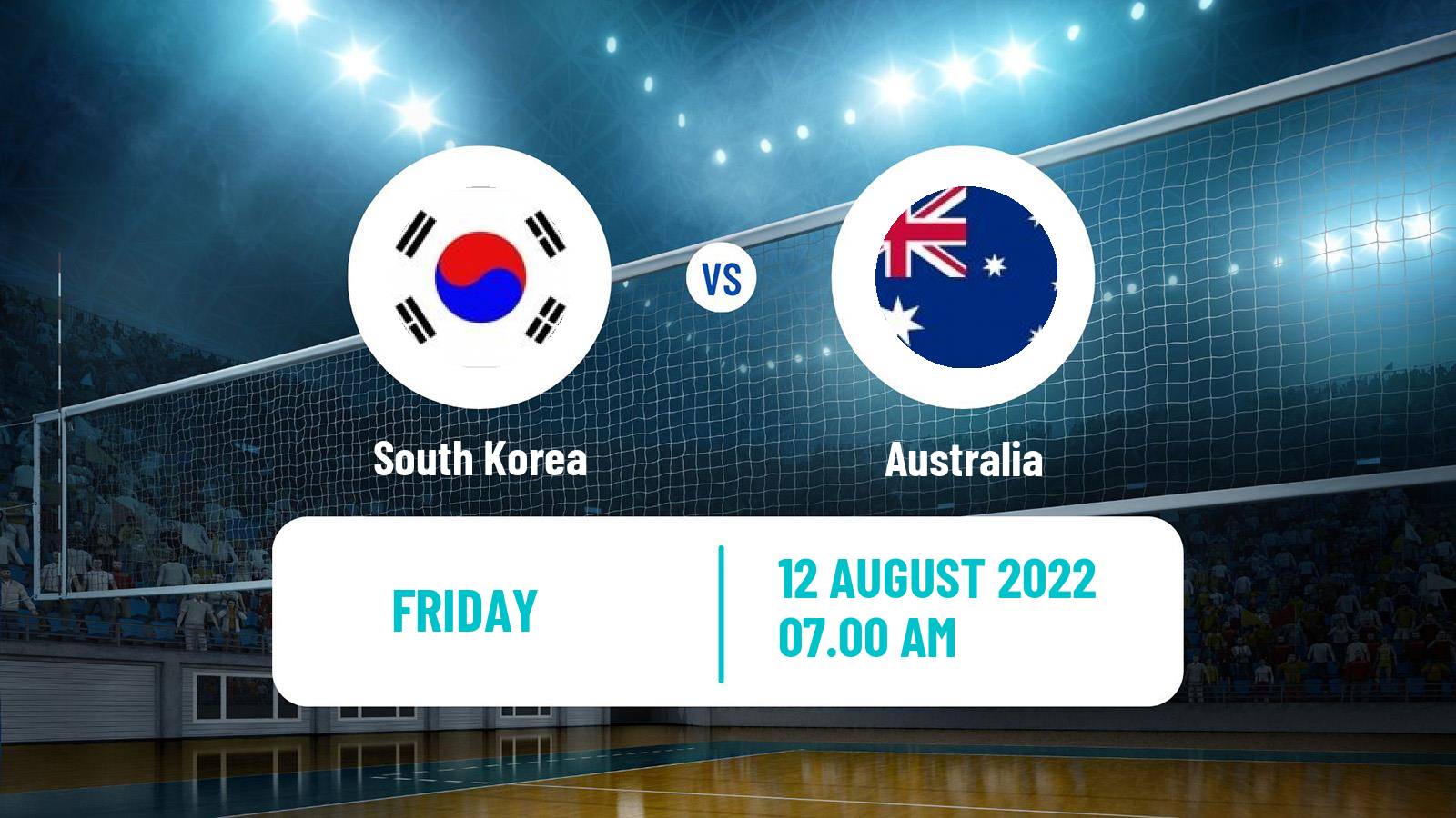 Volleyball Asian Cup Volleyball South Korea - Australia