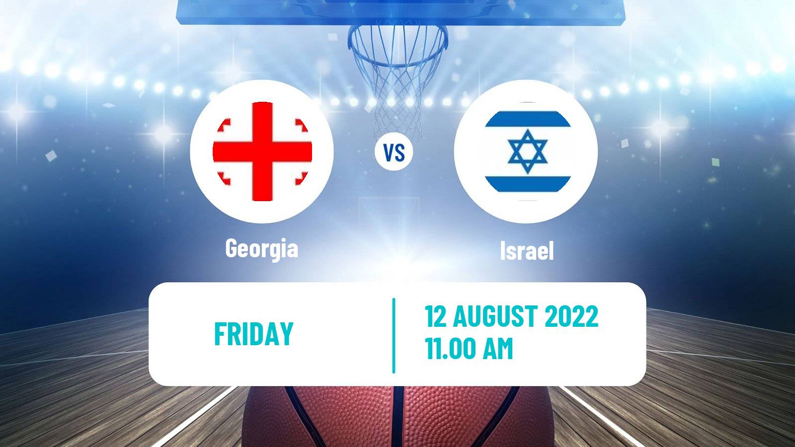 Basketball Friendly International Basketball Georgia - Israel