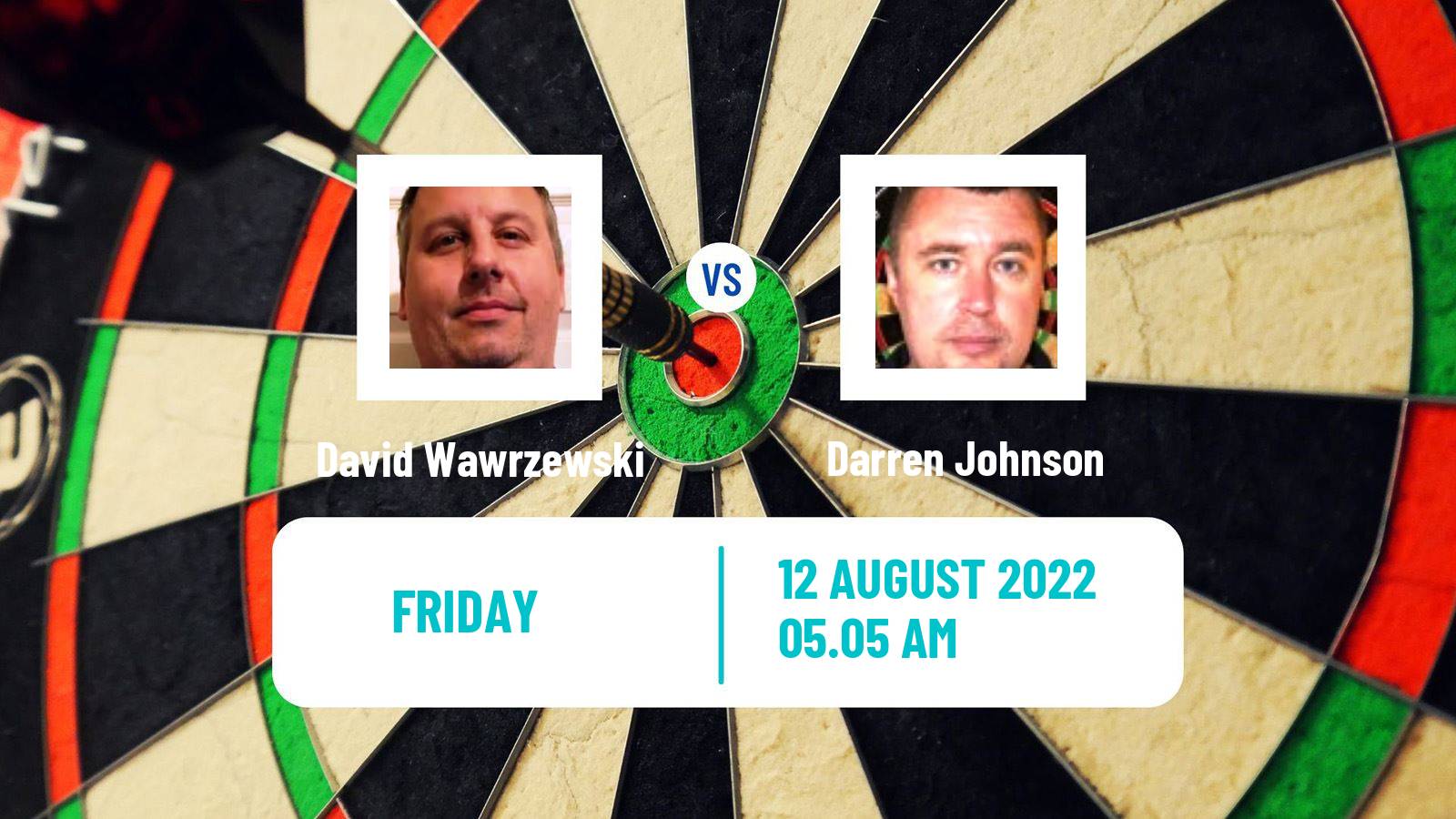 Darts Darts David Wawrzewski - Darren Johnson