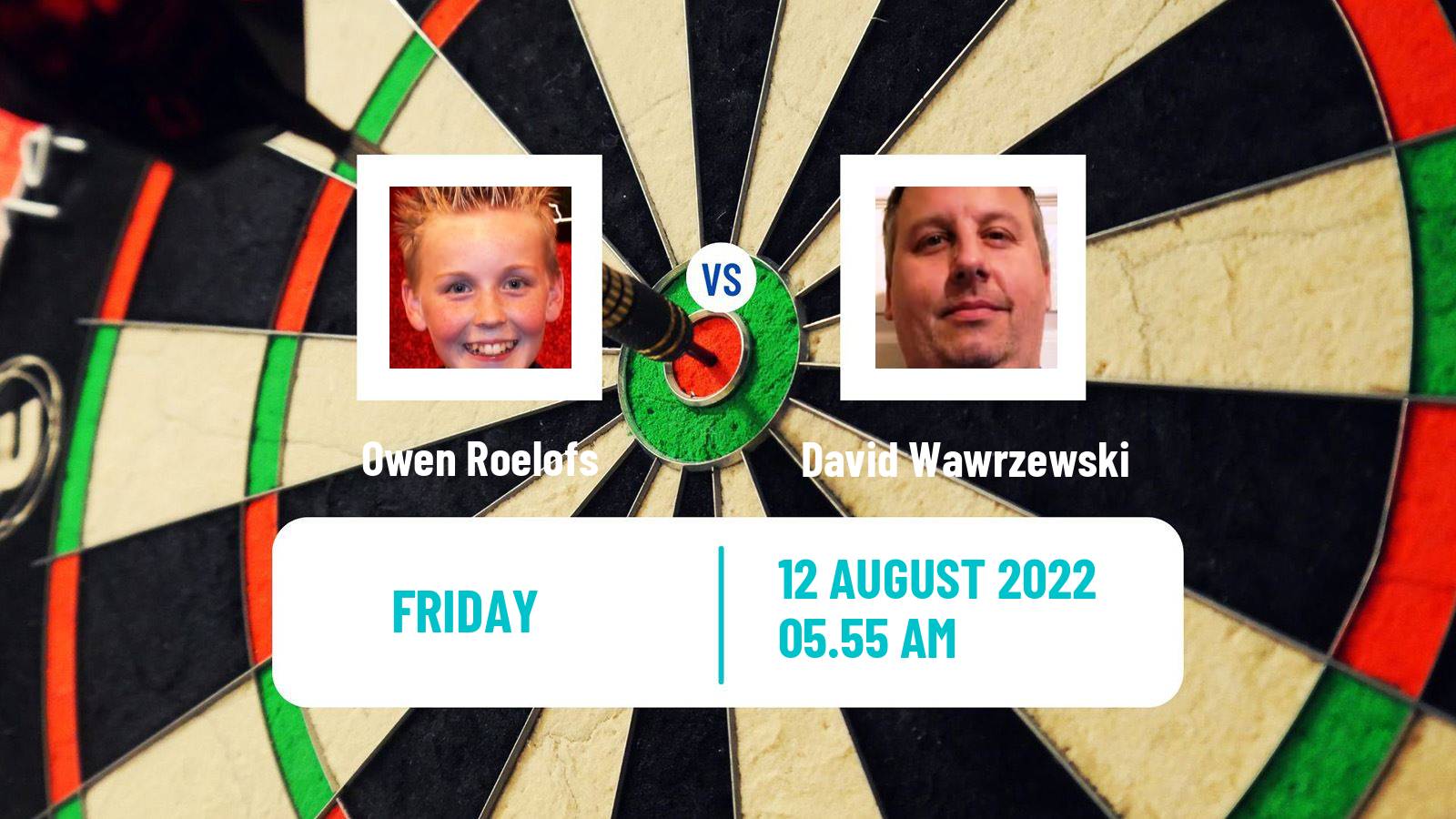 Darts Darts Owen Roelofs - David Wawrzewski