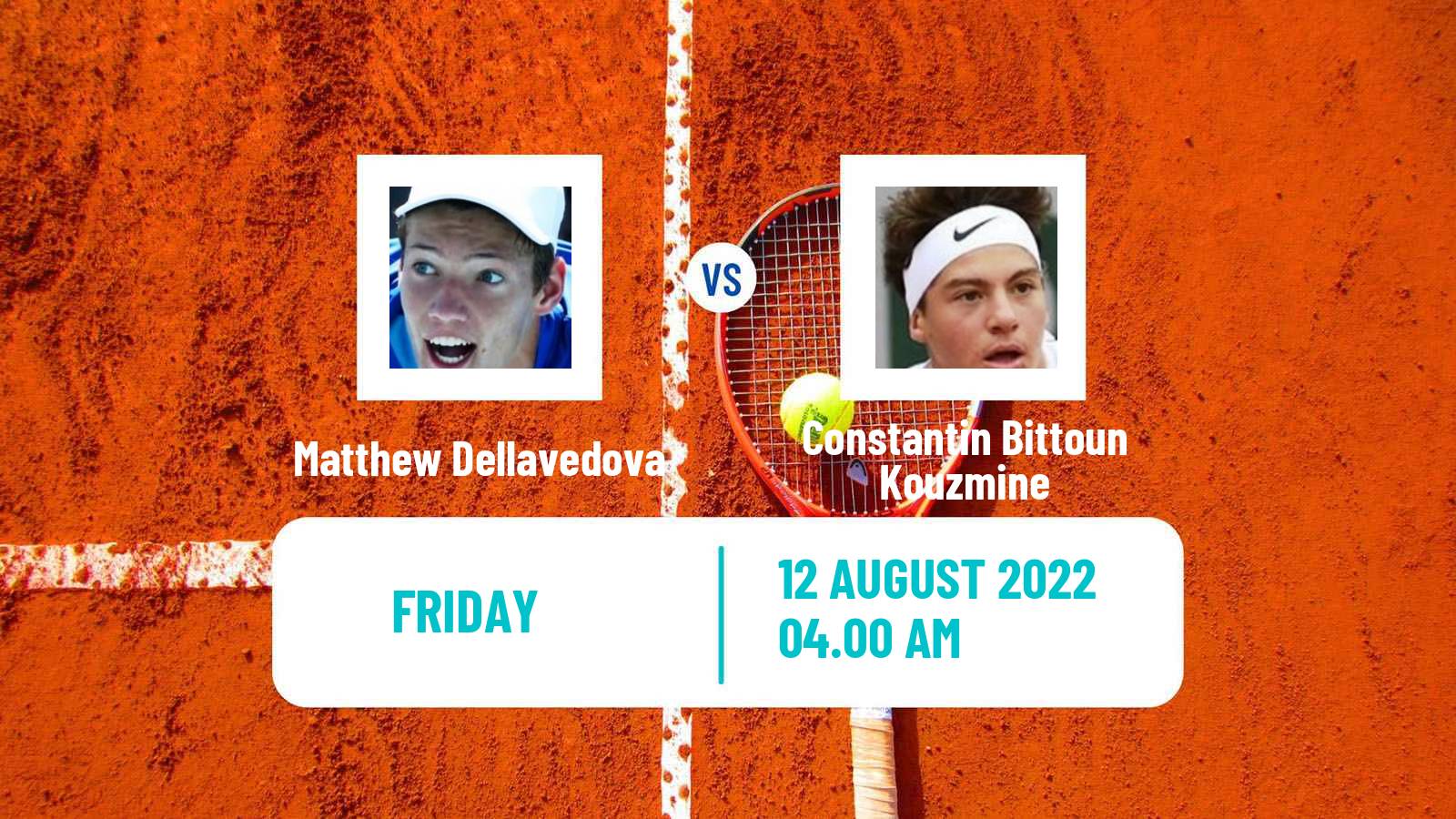 Tennis ITF Tournaments Matthew Dellavedova - Constantin Bittoun Kouzmine