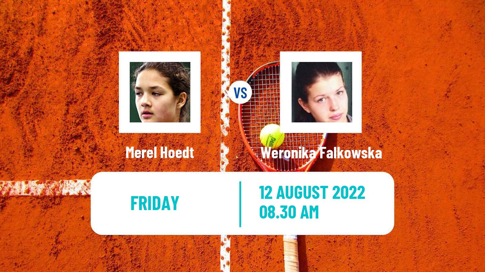 Tennis ITF Tournaments Merel Hoedt - Weronika Falkowska