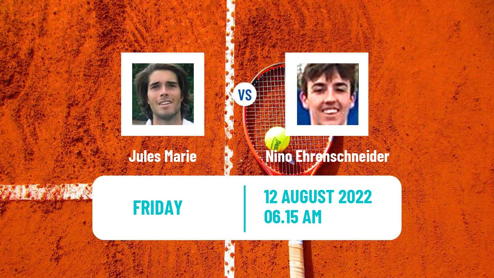 Tennis ITF Tournaments Jules Marie - Nino Ehrenschneider