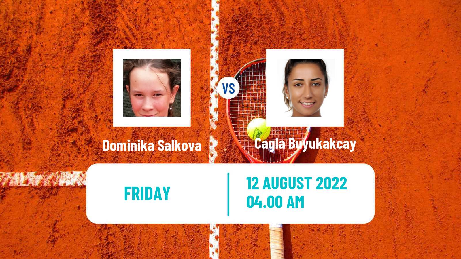 Tennis ITF Tournaments Dominika Salkova - Cagla Buyukakcay