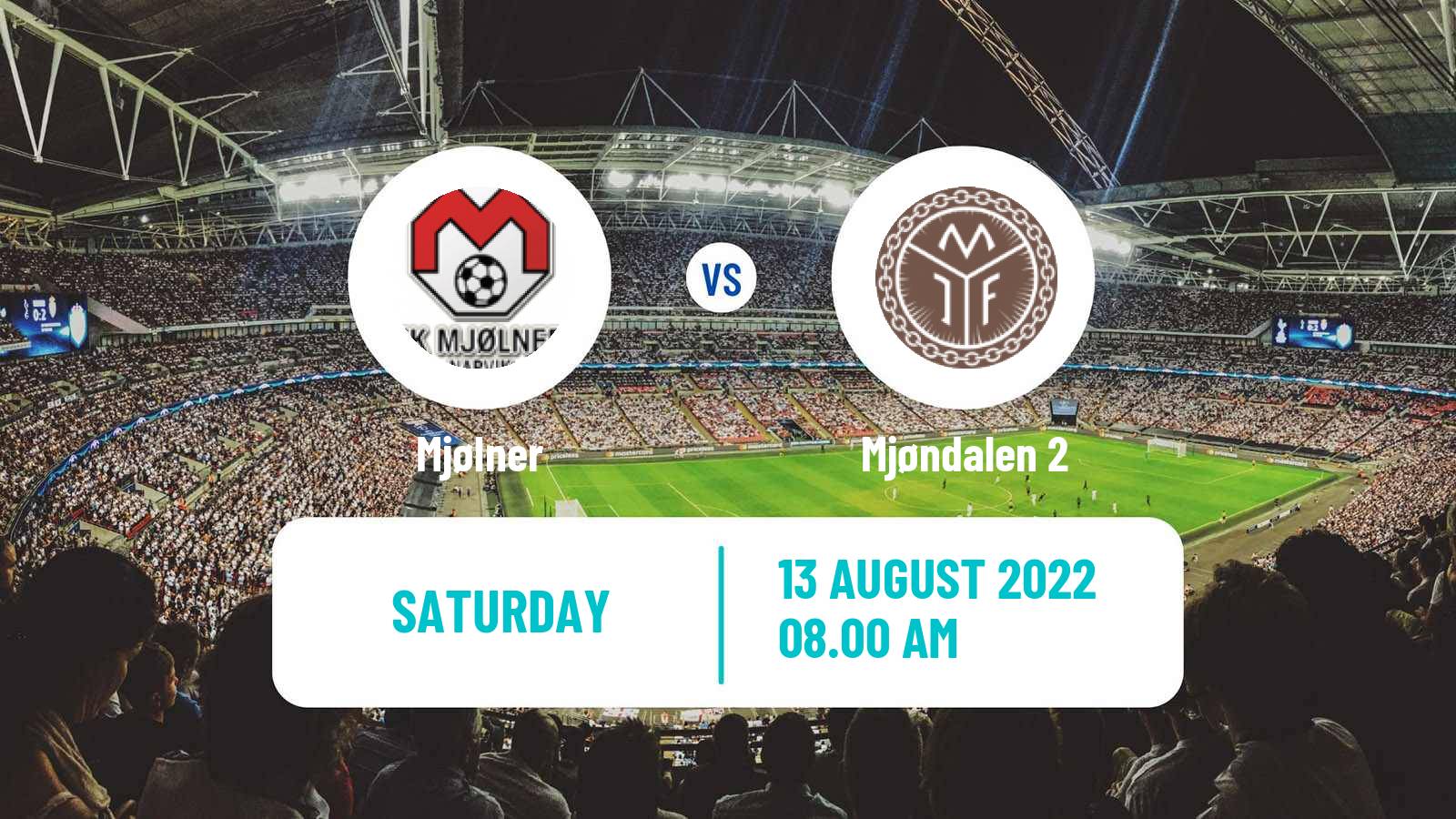 Soccer Norwegian Division 3 - Group 6 Mjølner - Mjøndalen 2