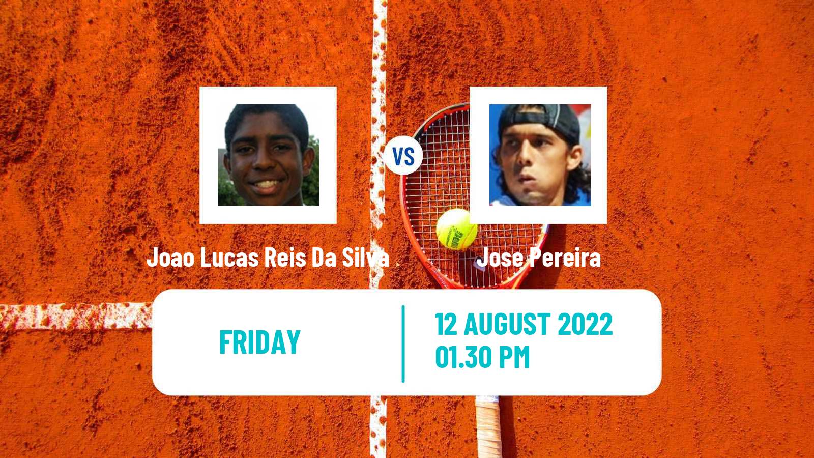 Tennis ITF Tournaments Joao Lucas Reis Da Silva - Jose Pereira