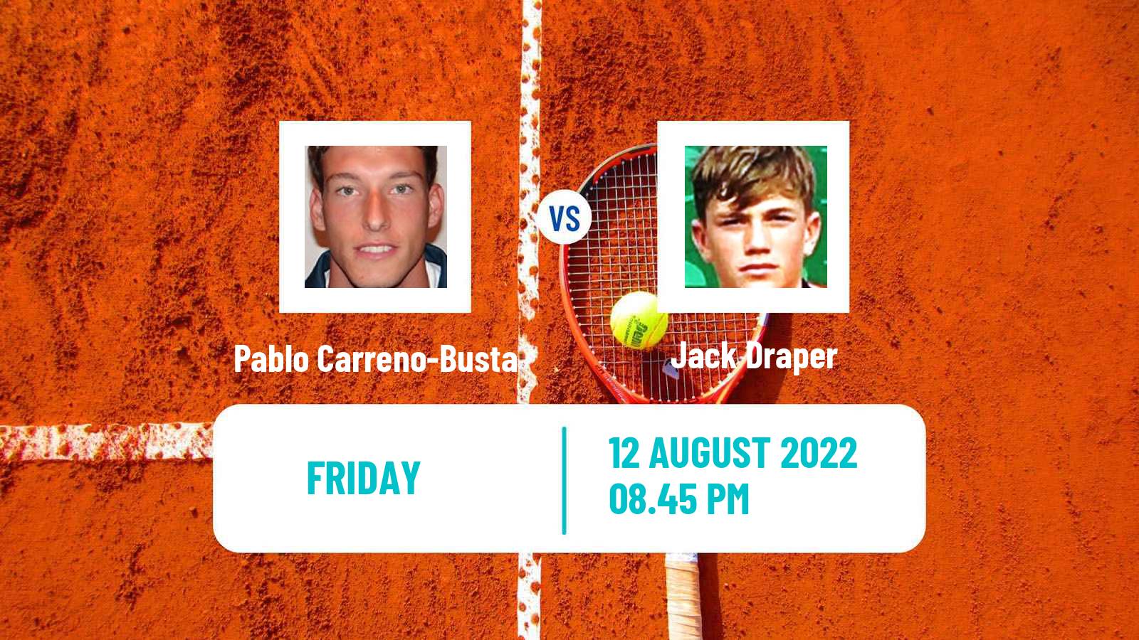 Tennis ATP Montreal Pablo Carreno-Busta - Jack Draper