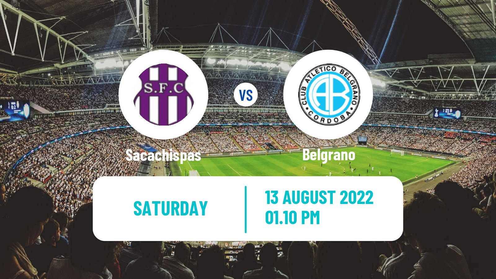 Soccer Argentinian Primera Nacional Sacachispas - Belgrano