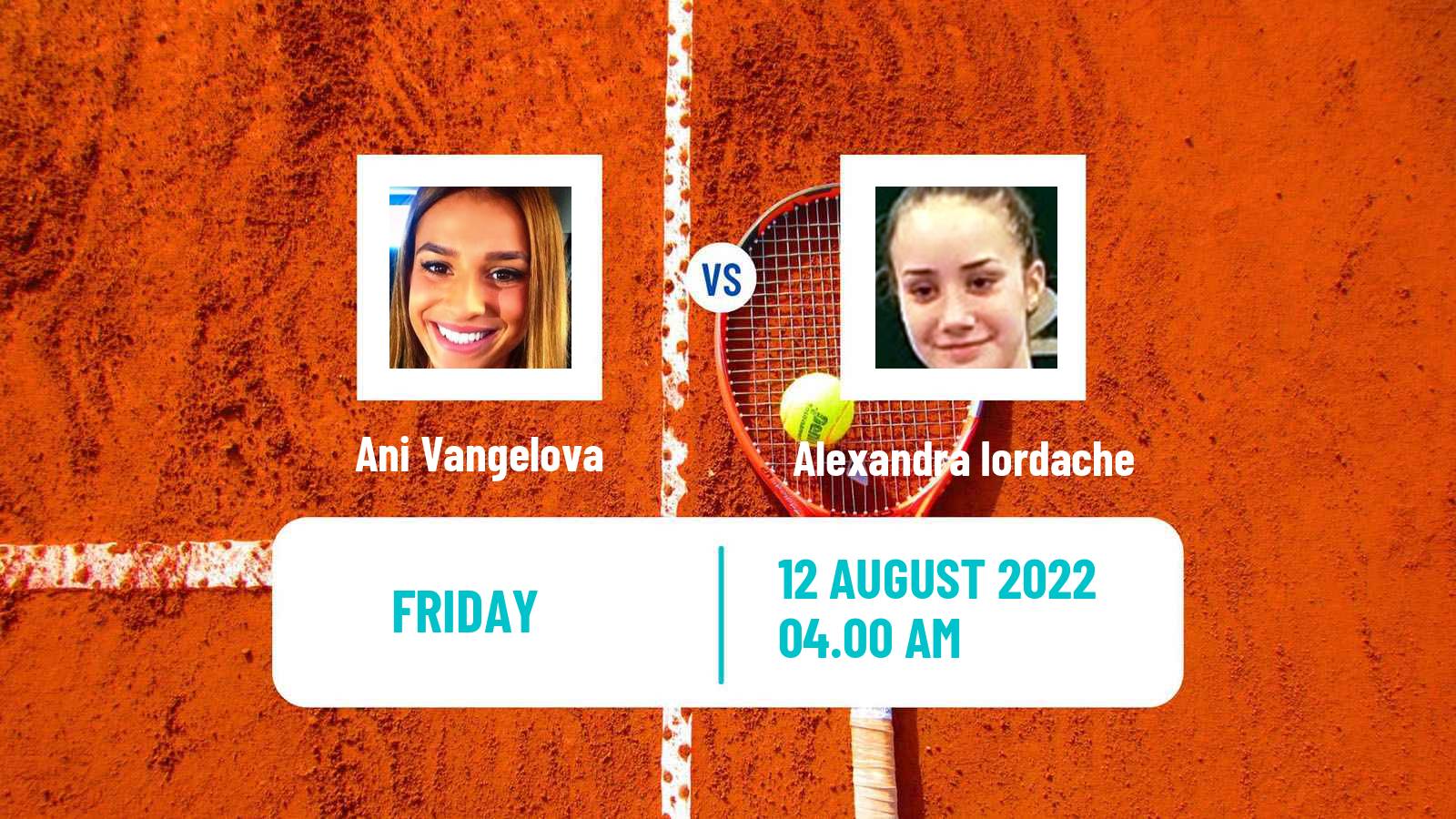 Tennis ITF Tournaments Ani Vangelova - Alexandra Iordache