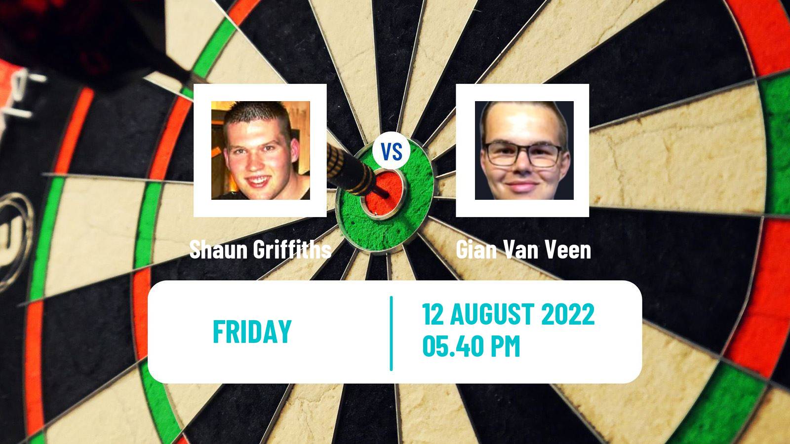 Darts Darts Shaun Griffiths - Gian Van Veen