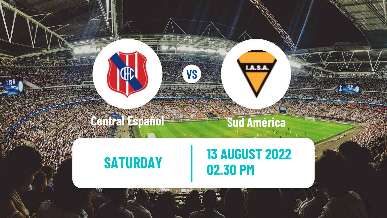 Soccer Uruguayan Segunda Division Central Español - Sud América