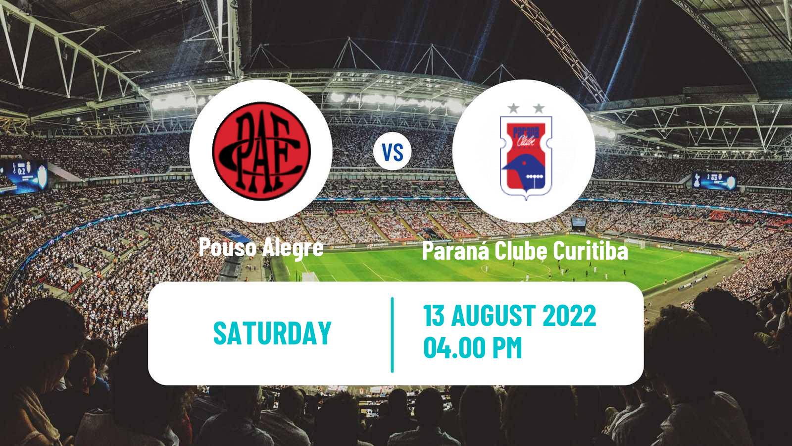 Soccer Brazilian Serie D Pouso Alegre - Paraná Clube Curitiba